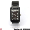 Top-Quality Ebony-Wooden Watch Rectangle Quartz Watches Hl15